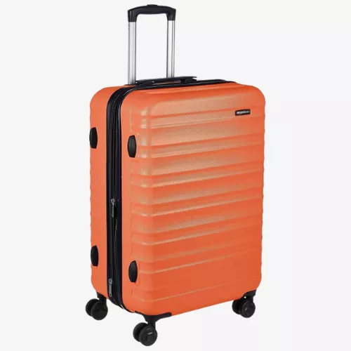 Amazon Basics Hartschalen-Reisekoffer – Leuchtendes Orange