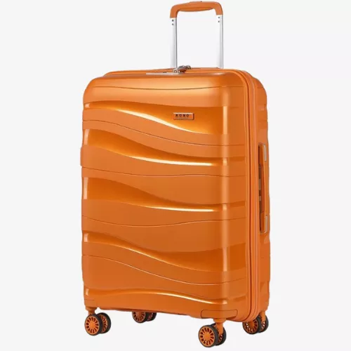 Kono Kabinenkoffer – Orange – Robust – 75 x 52 x 30 cm, 105 l