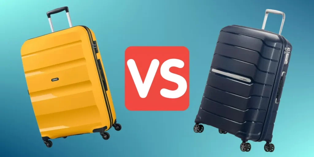 American Tourister vs. Samsonite Koffer für Flugreisen