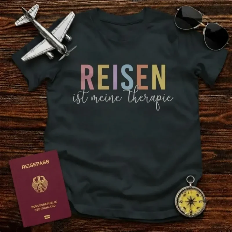 T-Shirt „Reisen ist meine Therapie“
