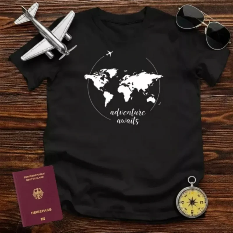 Das Abenteuer wartet – T-Shirt