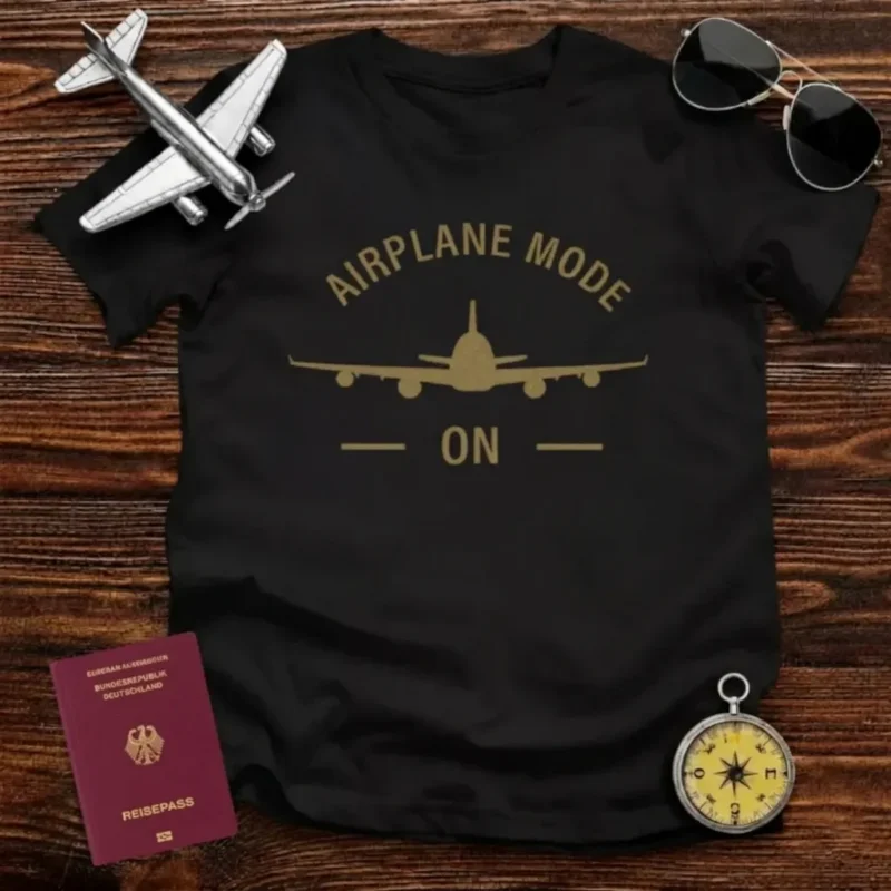 Flugzeugmodus-T-Shirt